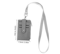 Sewroro Porte Badge avec Cordon Tour de Cou Détachable Étui Transparent à Lusure pour Carte Didentité Étudiant et Enseignant