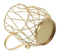 Sewroro Porte-Capsules de Café en Fer Doré Support de Rangement Compact pour Capsules et Sachets Présentoir Multifonction pour Maison Bureau et Bar à Café Organisateur Pratique et