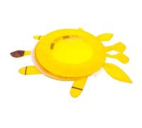 Sewroro Porte-Jouets de Bain Suspendu en Maille Respirante Paquet de Rangement Pliable Jaune Support de Jouets D’Garçon et Filles pour Salle de Bain Séchage Rapide et Organisation