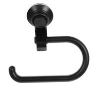 Sewroro Porte Rouleau Papier Toilette à Ventouse Noir Support Mural sans Perçage pour Salle de Bain et Cuisine Rangement Compact et Pratique pour Petite Espace