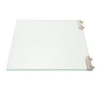 Sewroro Porte Vitrée Coulissante de Remplacement pour Machine à Saucisses 24 X 25 CM en Verre Trempé Accessoire pour Appareils Hot Dog Compatible Distributeurs et Rouleaux à Hot-Dogs