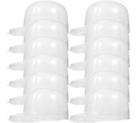 Sewroro Présentoir à Casquettes en Pvc Lot de 12, Support de Rangement pour Casquette de Baseball Taille 57 Cm, Protège la Déformation et L’affaissement, pour Organisation à Domicile