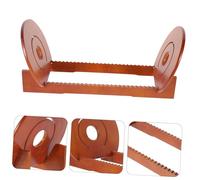 Sewroro Présentoir en Bois De Bureau pour CD Et Disques Vinyles, Rack De Rangement Compact Couleur Café, Support Stable pour Collection Musicale à Domicile