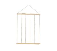 Sewroro Présentoir Photo Mural en Bois 12 Pinces, Guirlande Lumineuse Intégrée, Corde en Jute Naturelle, Décoration Murale Suspendue pour Salon, Chambre, Fête et Bureau, Porte-Photo