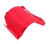 Sewroro Protège-Doigts en Silicone Réutilisable Rouge Découpe Légumes Protection Sécurité des Doigts Accessoire la Cuisine Anti-Coupure pour Trancher Toute Sûreté