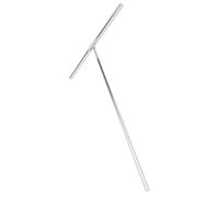 Sewroro Racloir à Crêpes en Acier Inoxydable Grand Format de T, Étaleur Lisse et Solide pour Poêle ou Crêpière Électrique, Ustensile Professionnel pour Étaler Pâte et Huile, Outil Cuisine