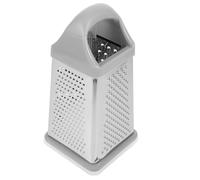 Sewroro Râpe Multifonction en Acier Inoxydable 4 Faces Râpe à Légumes et Pommes de Terre Compacte et Antidérapante Ustensile la Cuisine Inox Pratique pour Découpe Rapide et Nettoyage