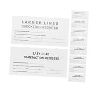 Sewroro Registre de Chèques Personnels Lot de de Financier pour Budgétaire et Enregistrement des Dépenses Portable et Pratique pour