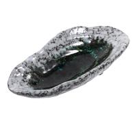 Sewroro Repose-Cuillère en Céramique Vert Petit 18 CM Porte-Cuillère de Comptoir Multifonction pour Ustensiles Cuisine Porte-Spatule Stable et Facile à Nettoyer Accessoire Pratique pour