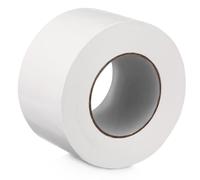Sewroro Ruban Adhésif en Toile Blanc 80mm 50m Haute Adhérence | Polyéthylène et Fibre Synthétique, Longue Durée D’usage, Large Couverture, pour Travaux de Réparation