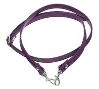 Sewroro Sangle de Paquet à Main Résistante la Casse en Cuir PU Pourpre, Bandoulière Réglable de 120 Cm pour Paquet Bandoulière et Pochette, pour DIY