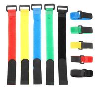 Sewroro Sangles de Canne à Pêche en Nylon Ajustables, Lot de 10, Accessoires pour Organiser et Transporter Les Lors de Sorties de Pêche