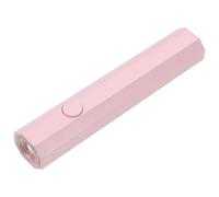 Sewroro Séchoir à Vernis à Ongles Rose Lumineux Mini Sèche-ongles Lampe UV LED Portable Abs 180mah pour Ongles en Gel pour Salon de Manucure et Maison, pour Amis