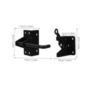 Sewroro Serrure de Porte Extérieure Robuste à Ressort Loquet à Gravité et Pêne pour Portails Verrouillage Automatique pour Jardin et Clôture