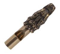 Sewroro Sifflet Laiton Animal Sifflet de Randonnée Urgence Accessoire pour Entraîneur Décoration Porte Clés Outil Solide Durable pour Activités Plein Air