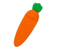 Sewroro Signet de carotte en silicone mettre en signet Animaux rose bureautique accessoires marque page original fournitures scolaires mignonnes Bookmark pour enfants Gel de silice Orange