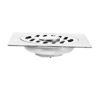 Sewroro Siphon de Sol Acier Inoxydable avec Couverture Odeur pour Salle de Bain et Machine à Laver Drain Carré Évacuation et Durable pour Environnement