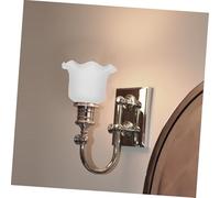 Sewroro Small Glass Lamp Shade Diameter Modern Floral Pendant Light Cover For Living And Dining And Fit