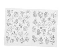 Sewroro Stabilisateur de Broderie Soluble à Eau Détachable pour Couture Main et Machine Facile à Déchirer et Adapté Aux Tissus Variés pour Réparation et Création de Motifs sur Vêtements