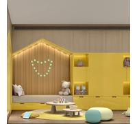 Sewroro Stickers Muraux Fluorescents Étoiles 3D Jaunes Autocollants Phosphorescents pour Décoration Chambre Garçon et Filles sans Trace pour Mur Plafond et Fenêtre Ambiance Nuit