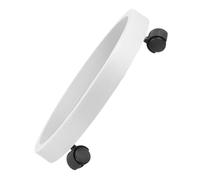 Sewroro Support à Plantes Rond avec roulettes Universelles Châssis Mobile en Plastique Gris-Blanc Soucoupe pour Pot de Fleurs d'Intérieur et d'Extérieur Plateau Robuste pour Pots