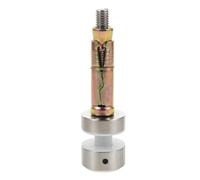 Sewroro Support de Fixation en Acier Inoxydable 304 pour Garde-Corps en Verre D’Escalier Clou de Verre Solide 10 MM pour Structure Béton Entretoise de Retenue pour Balcons et Escaliers