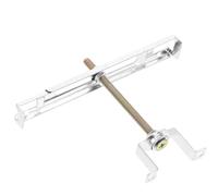 Sewroro Support de Fixation Mural Réglable pour Luminaire de Bureau Montage Sécurisé pour Suspensions et Plafonniers Platine Adaptable pour Éclairage Linéaire et Lustres