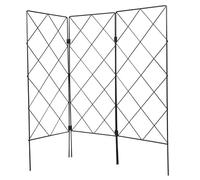 Sewroro Support de Plantes Grimpantes Pliable Multifonction Treillis de Jardin Robuste en Métal Cadre Stable sans Vis pour Vignes Concombres et Haricots Usage Jardin et Culture