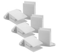 Sewroro Support Mural de Manivelle pour Store Roulant en Plastique Blanc, Facile à Installer Vis, Compatible, Lot de 6 Pièces pour Rangement de Manivelle en Applications Résidentielles