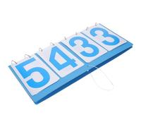 Sewroro Tableau de Score à Quatre Chiffres, Plastique, pour Événements | Affichage Clair des Points, Usage Simple et Flexible, Nettoyage Facile, Format Pratique pour Compétition