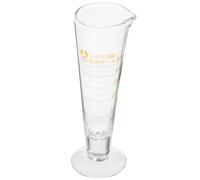 Sewroro Tasse à Mesurer en Verre Épais 50 Ml Bécher à Base Ronde Gradué Récipient pour Liquide Transparent Résistant à la Chaleur Laboratoire et Usage Domestique