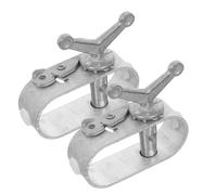 Sewroro Tendeur de Câble Robuste en Acier pour Mini Treuil Lot de 2 Pièces Tire-Câble Polyvalent pour Couverture de Piscine et Usage Manuel Protection Vent Fort