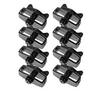 Sewroro Tendeur de Câble Robuste Noir Lot de 8 Pièces Tendeur de Fil en Plastique Portable pour Clôture Électrique et Resserrement de Corde Outil Pratique pour Jardin et Extérieur