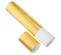 Sewroro Tube de Stockage pour Affiches et Cartes, Carton Rigide Doré Résistant, Étanche, Utilisable pour Œuvres d'Art et Documents, Coffret Portable Multifonction