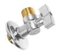 Sewroro Valve Arrêt Eau Laiton à Angle Robinet Arrêt pour Installation Lavabo Toilette et Robinet de Remplissage et Facile à Installer Compatible Salle de Bain et Cuisine
