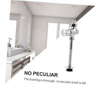 Sewroro Valve de Chasse Eau Manuelle Murale pour Urinoir Bouton Poussoir avec Temporisation Robinet Fer Durable et Corrosion Adapté pour et Lavabos Installation pour Domicile et Lieux