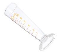 Sewroro Verre Doseur Triangulaire en Verre 10 Ml Coupe Graduée Claire Mini Bécher de Laboratoire pour Mesure Précise de Liquides et Ingrédients Outil Polyvalent Couleur Aléatoire