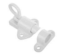 Sewroro Verrou à Ressort Aluminium pour Porte Coulissante Fenêtre et Fenêtre à Battant Loquet Automatique avec Vis Serrure de Sécurité Polyvalente pour Maison et Jardin