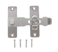 Sewroro Verrou de Porte Coulissante Acier Inoxydable Loquet Robuste Pivotant avec Installation Facile Serrure Sécurisée pour Salle de Bain Porte de Balcon