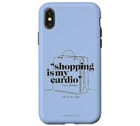 Sex and The City Carrie Bradshaw, Shopping is My Cardio Coque pour iPhone X/XS