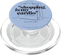 Sex and The City Carrie Bradshaw, Shopping is My Cardio PopSockets PopGrip pour MagSafe