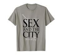 Sex and The City Martini Logo T-Shirt, Homme, Ardoise, S