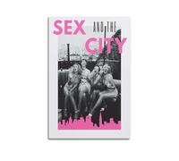 Sex And The City Movie Creative Art Poster Peinture décorative sur toile Art mural pour salon, chambre à coucher, art mural, impression d'image moderne, décoration de salle familiale, 30 x 45 cm