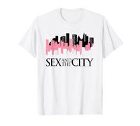 Sex and The City NY Skyline T-Shirt, Homme, Blanc, 6XL
