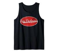 Sex Defender Sarcastic Varsity Joke Graphic Débardeur