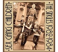 SEX GANG CHILDREN - SINGLES 1982-1984 - RED MARBLE - Vinyl Record - E4z