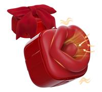 SEX HD Bisou Envoûtant - vibromasseur lèche-suceur (rouge)