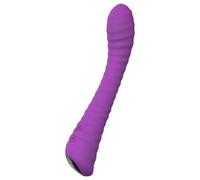 Sex HD Sunshine - vibromasseur point G rechargeable rainuré - silicone violet