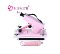 Sex Machine Gun réglable à vitesse variable et Ventouse ROSE