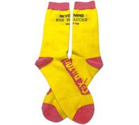 Sex Pistols - Chaussettes "Never Mind The Bollocks" pour homme/femme unisexe RO7254 (40,5 EU - 45,5 EU) (Jaune/Rose)